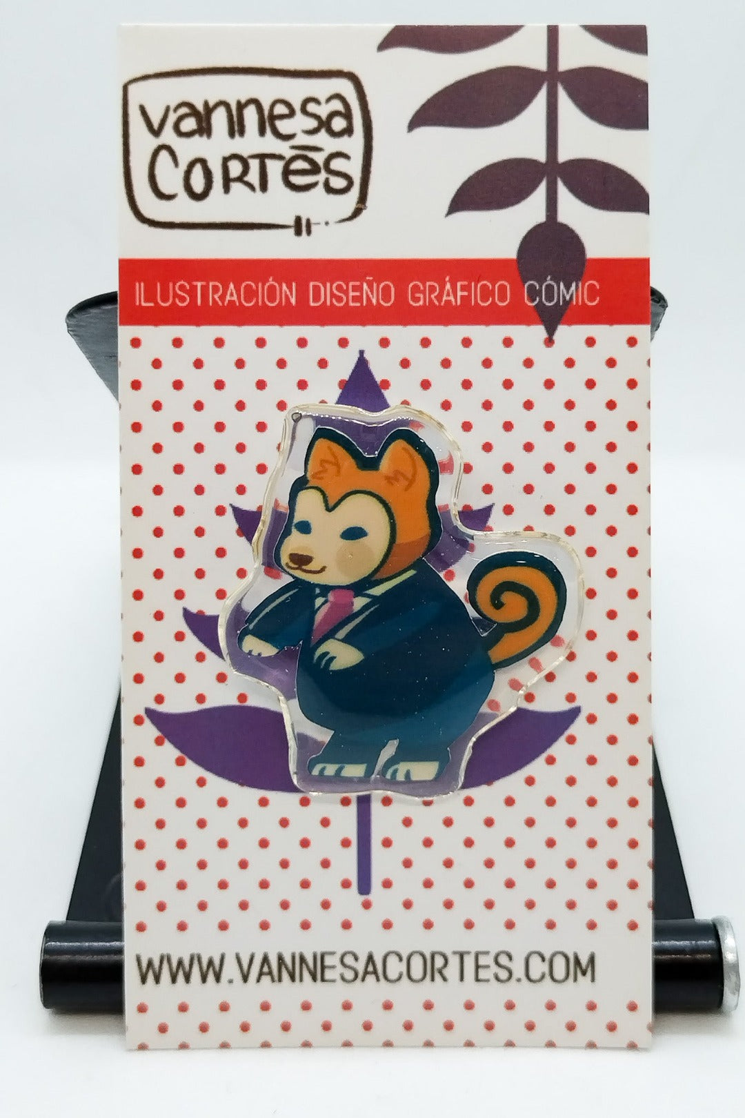 Pin Perrito Trajeado Vannewow