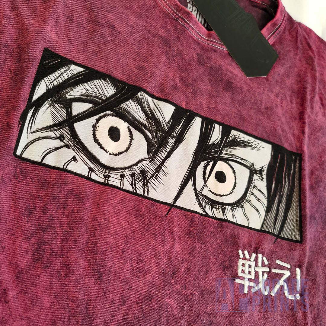 Playera edición especial " 戦え! " "Tatakae" (Pelea)