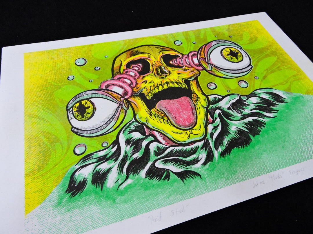 Acid Skull - Risografía