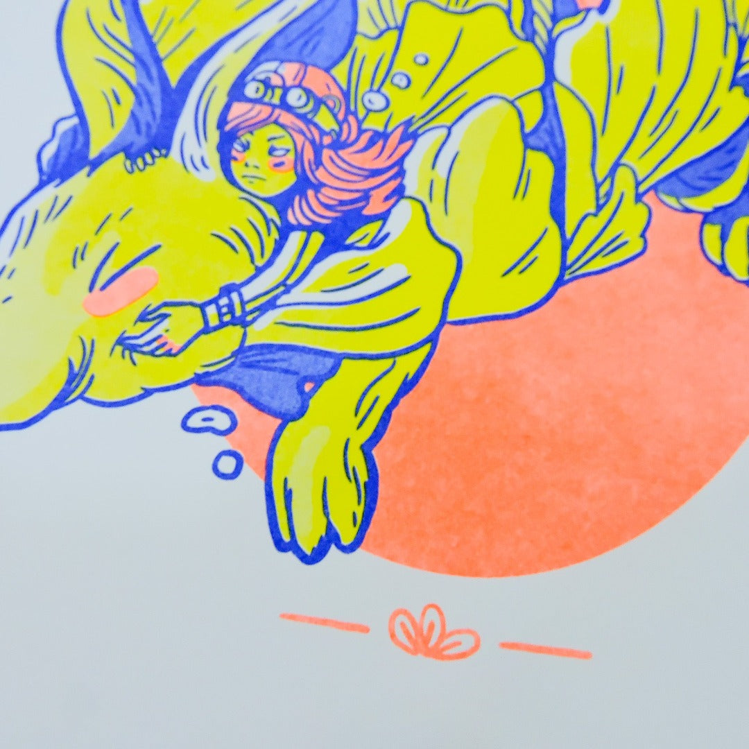 Risografía - Bunny+fish