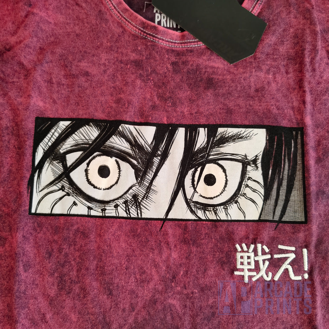 Playera edición especial " 戦え! " "Tatakae" (Pelea)